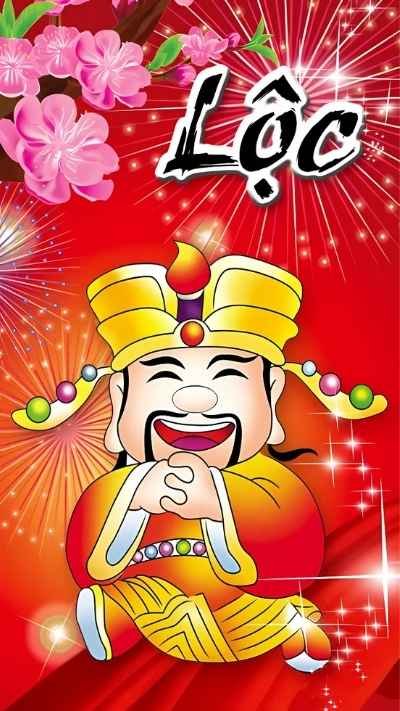 hình nền ông Thần Tài cute