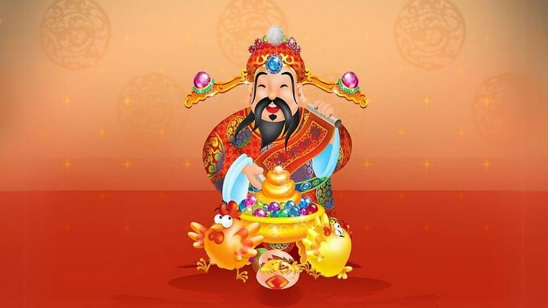 hình nền ông Thần Tài cute