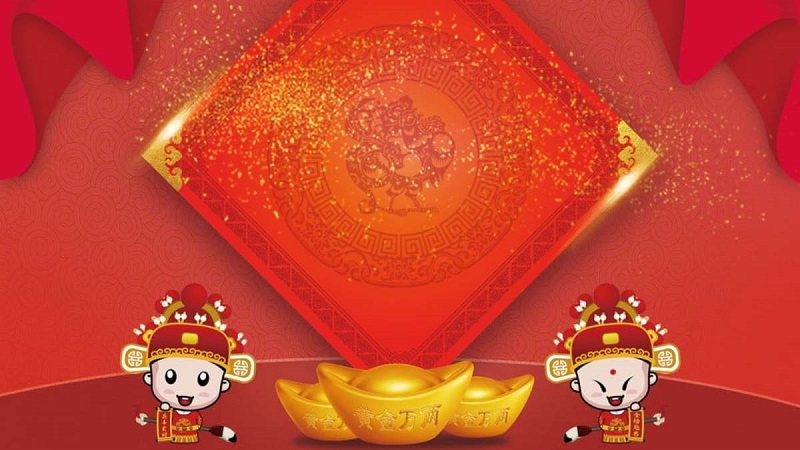 hình nền ông Thần Tài cute