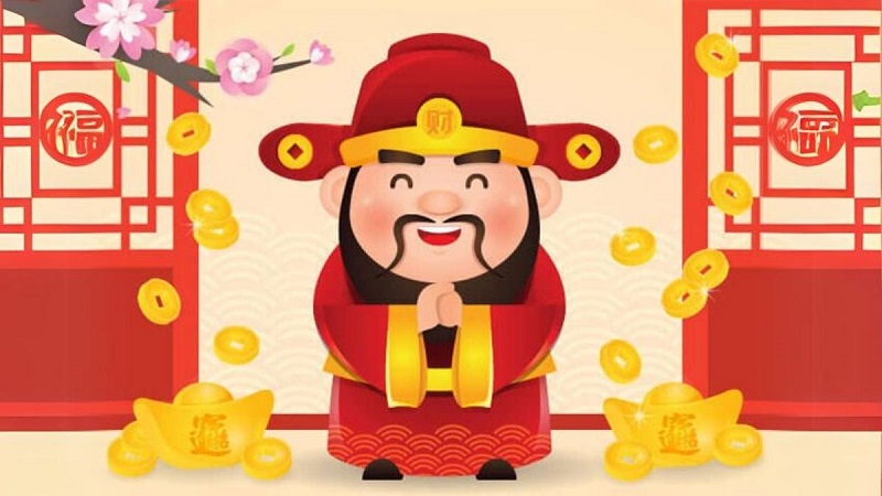 hình nền ông Thần Tài cute