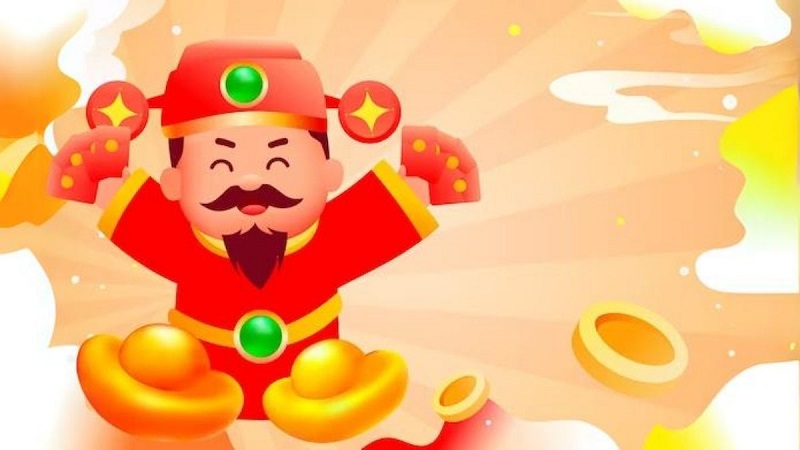 hình nền ông Thần Tài cute