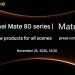 Huawei Mate 80 và Mate X7 sẽ ra mắt vào ngày 25/11