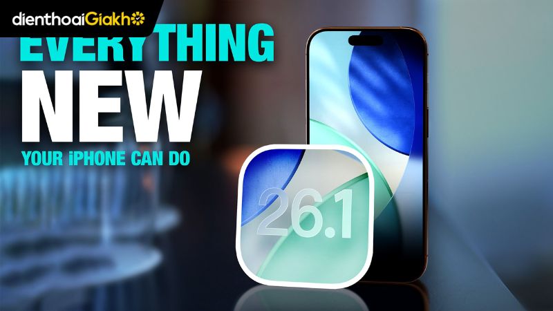 iOS 26.1 ra mắt