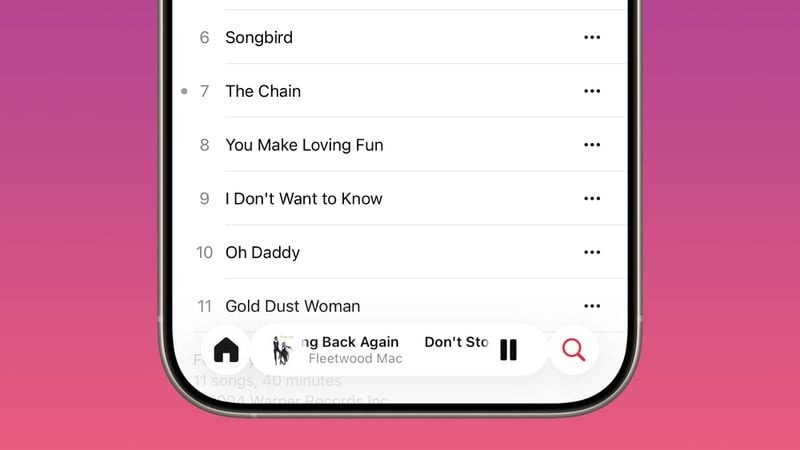 Cử chỉ mới trong Apple Music và cập nhật AirPlay