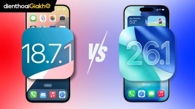 iOS 26.1 vs iOS 18.7.2