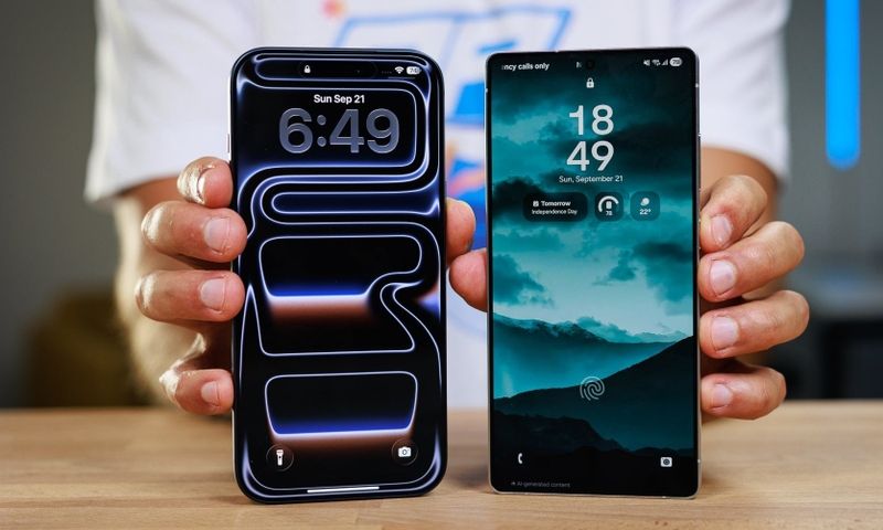 iPhone 17 Pro Max vs Galaxy S25 Ultra về màn hình