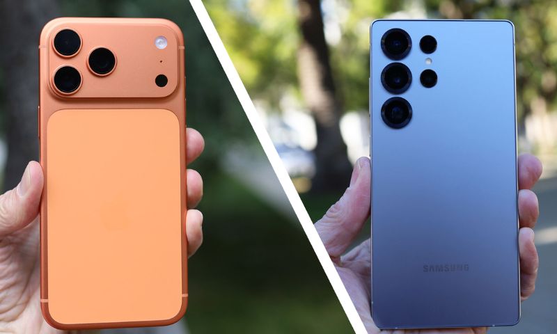 iPhone 17 Pro Max vs Galaxy S25 Ultra về thiết kế