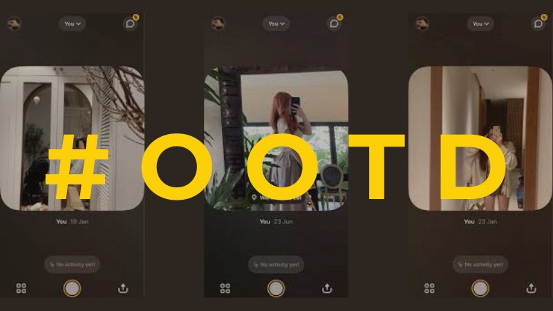 Hashtag OOTD có thể sử dụng bất kỳ khi nào mà bạn muốn chia sẻ outfit hôm nay lên Locket