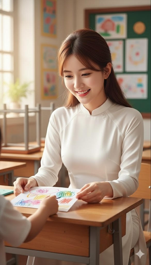 Prompt 6 – Nhận tranh vẽ từ học sinh