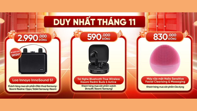 Điện Thoại Giá Kho ưu đãi mua 1 kèm 1 lượt quay thưởng trong tháng 11 nhân dịp Black Friday