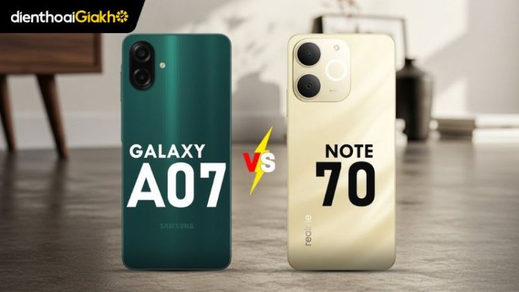 Samsung Galaxy A07 vs Realme Note 70