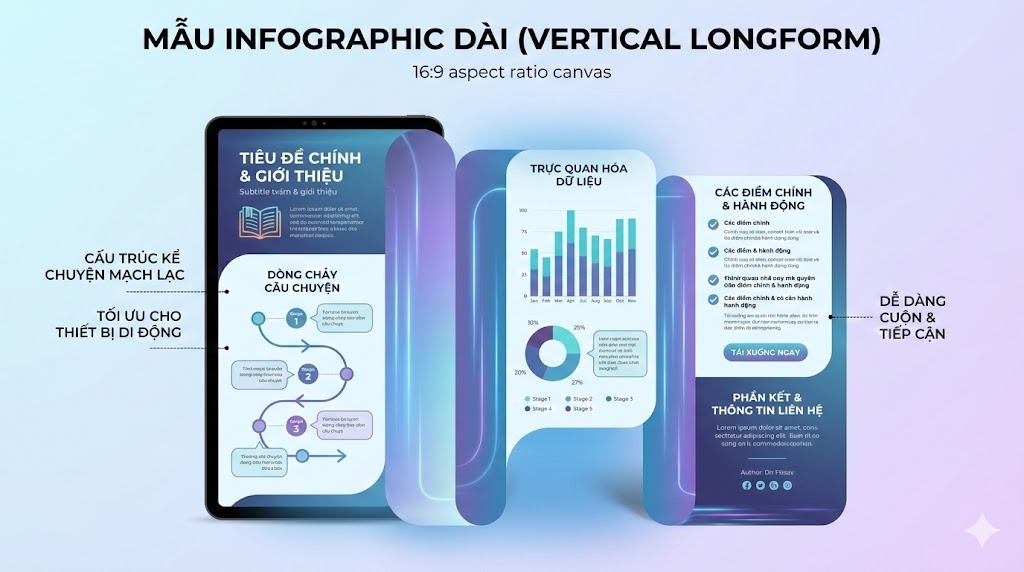 Mẫu infographic dài