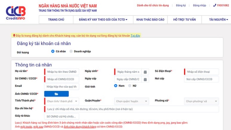 Kiểm tra nợ xấu CMND đổi sang CCCD có vay được không trên CIC