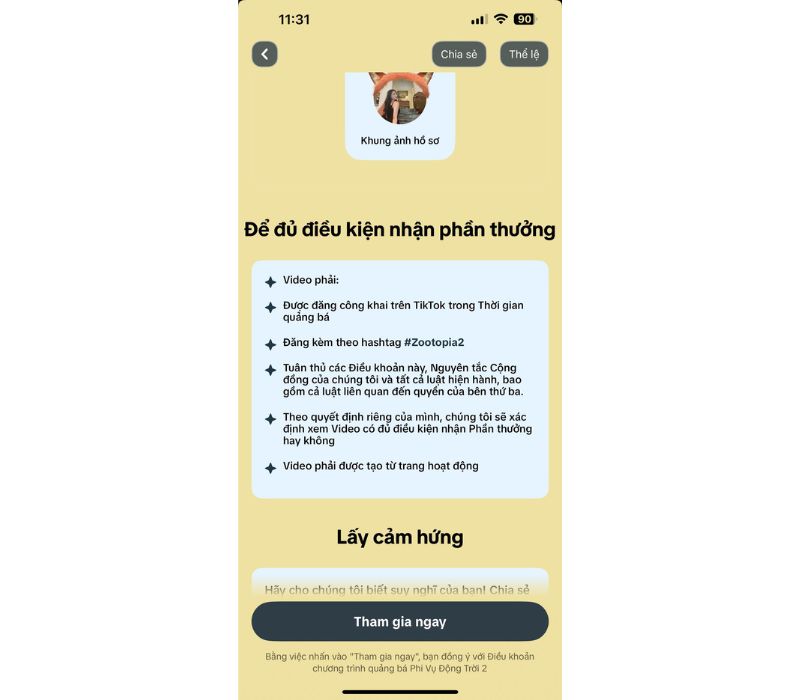 Điều kiện bắt buộc