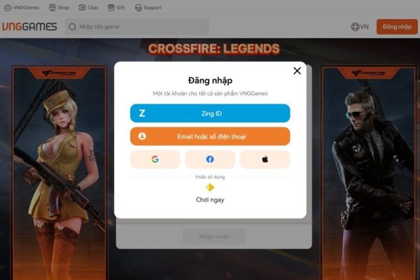 Code Crossfire: Legends mới nhất 2026 và cách nhập chi tiết cho người mới