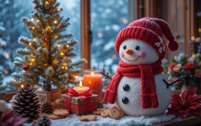 Hình nền chủ đề người tuyết