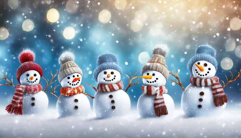 Hình nền chủ đề người tuyết