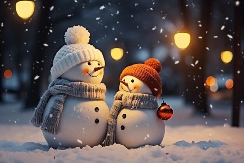 Hình nền chủ đề người tuyết