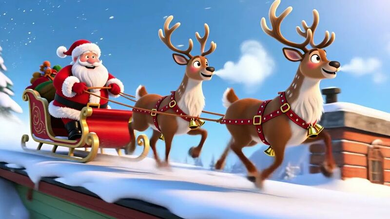 Hình nền Giáng Sinh cho máy tính chủ đề ông già Noel