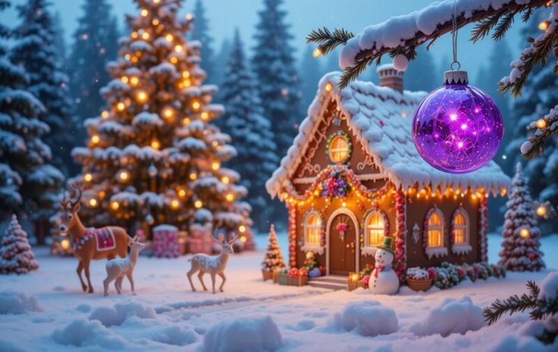 Hình nền về đêm Giáng Sinh