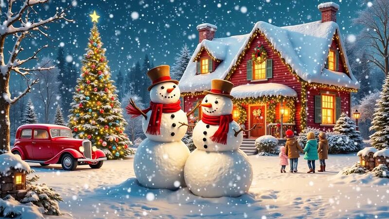 Hình nền về đêm Giáng Sinh