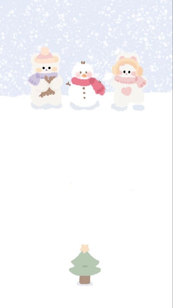 hình nền Giáng Sinh cute