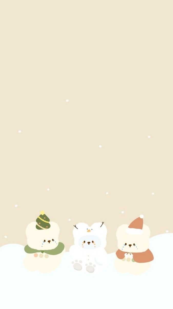 hình nền Giáng Sinh cute