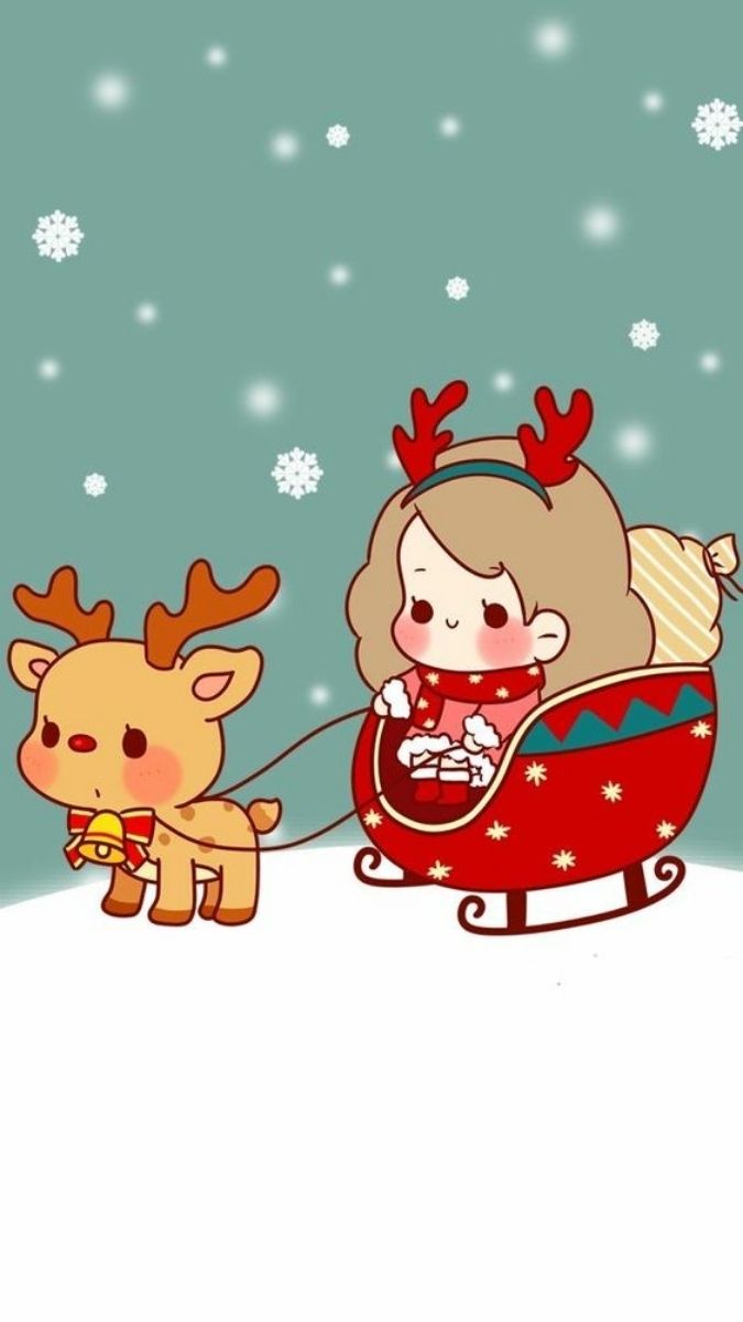 hình nền Giáng Sinh cute