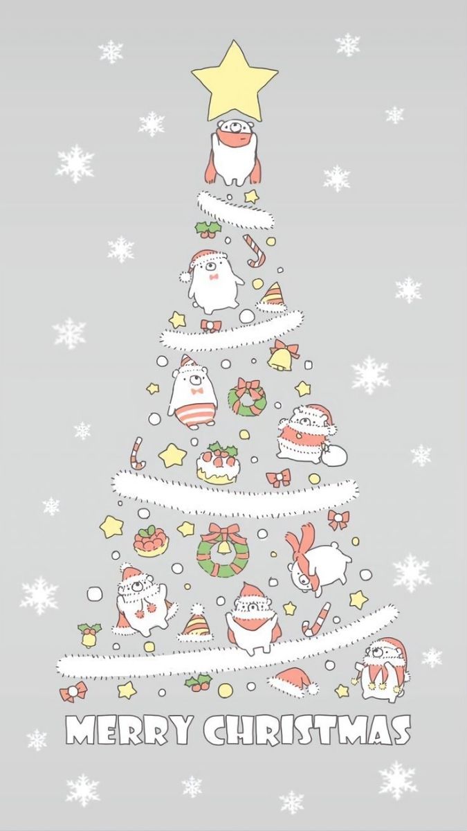 hình nền Giáng Sinh cute