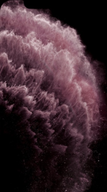 Ảnh nền mặc định của iPhone 11 nổi bật với hiệu ứng bong bóng và gam màu chuyển sắc mềm mại