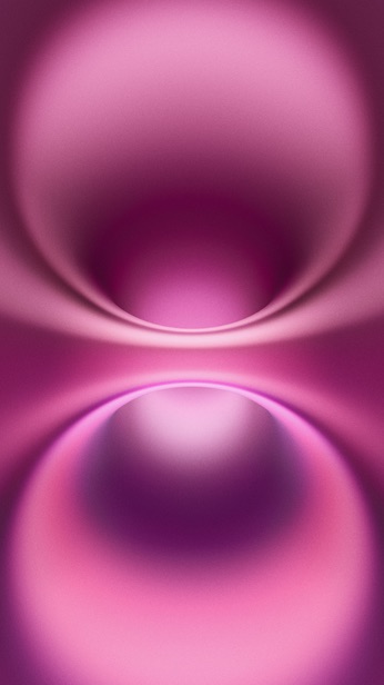 Hình nền iPhone 16 tập trung vào hiệu ứng chuyển màu mượt mà hướng đến cảm giác tương lai và tinh gọn