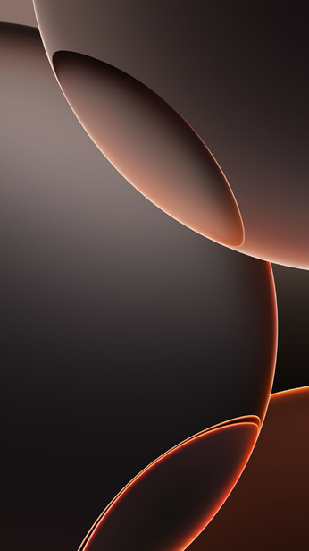 Hình nền iPhone 16 tập trung vào hiệu ứng chuyển màu mượt mà hướng đến cảm giác tương lai và tinh gọn