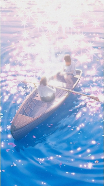 Hình nền iPhone anime có màu sắc nổi bật và nhân vật sinh động với đa dạng phong cách