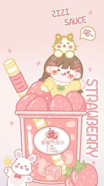 Hình nền chibi dành cho cặp đôi có phong cách dễ thương và ấm áp