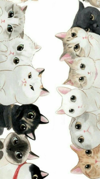 Khoảnh khắc đáng yêu của chó mèo giúp hình nền iPhone thêm sinh động