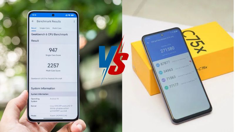 Hiệu năng Poco M7 vs Realme Poco C75x: Snapdragon 685 tối ưu tốt, Helio G81-Ultra ổn định