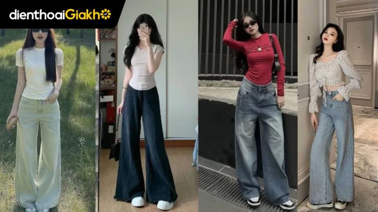 trend quần quét đất AI