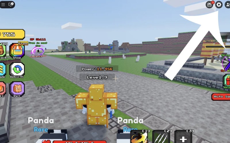 trò chơi Slasher Blade Loot trên thiết bị