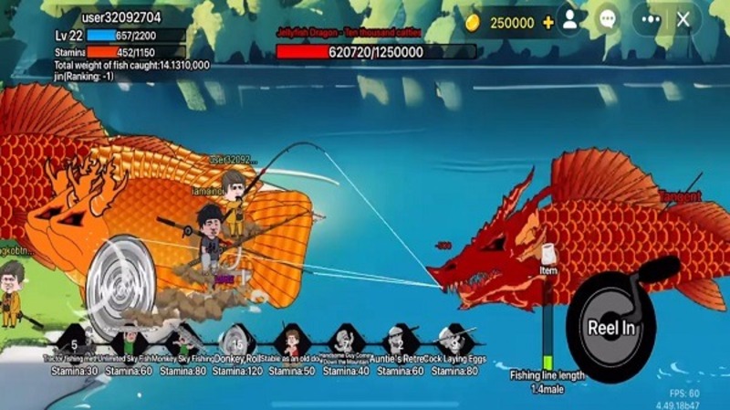 Auto fishing và hỗ trợ câu cá nhanh