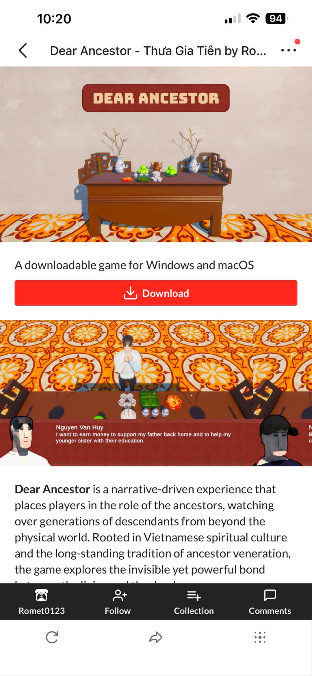 cach-tai-dear-ancestor-thua-gia-tien