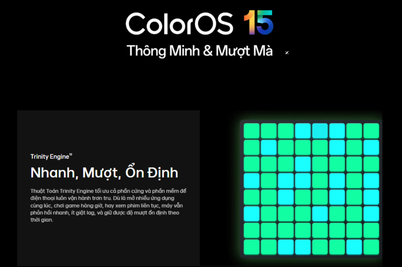 Phần mềm ColorOS 15 dễ dùng, nhiều tiện ích