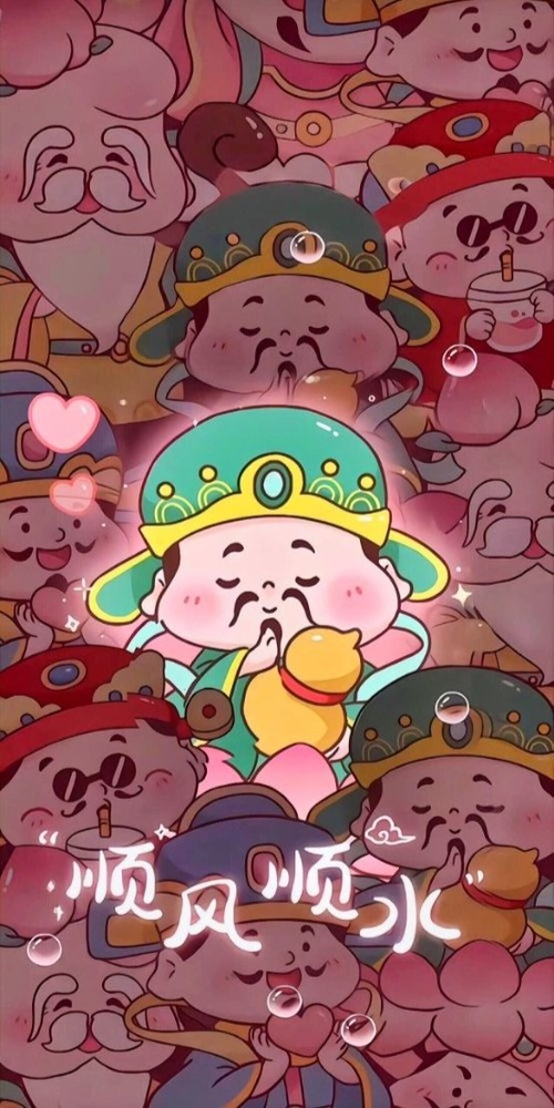 Hình nền điện thoại họa tiết tài lộc