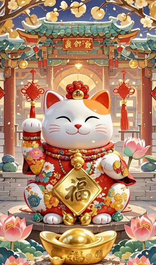 Hình nền điện thoại họa tiết tài lộc