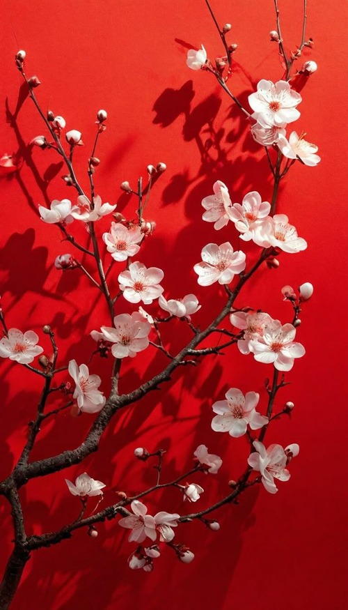 Hình nền điện thoại phiên chợ Tết