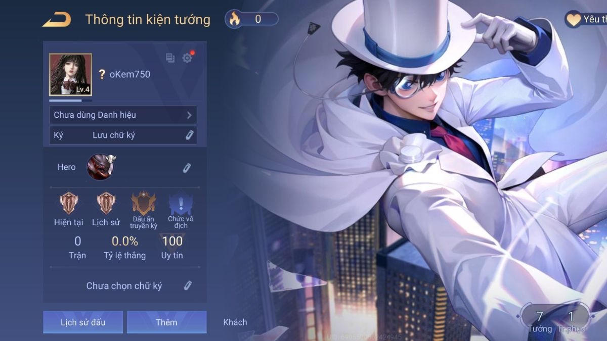 Full Tướng, Skin
