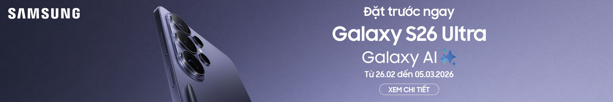 Đặt trước S26 Series