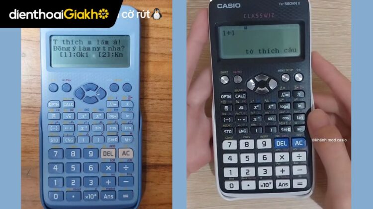 cách làm anh yêu em máy tính casio