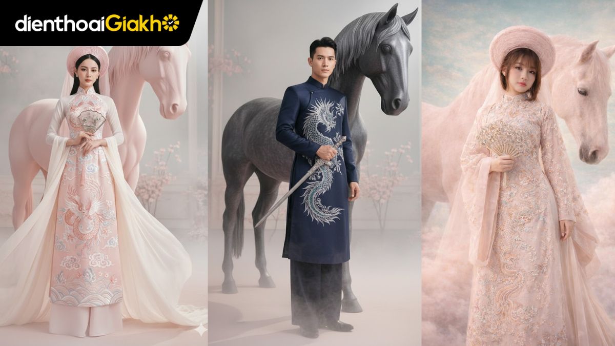 Prompt câu lệnh tạo ảnh với ngựa trên Gemini cực HOT!