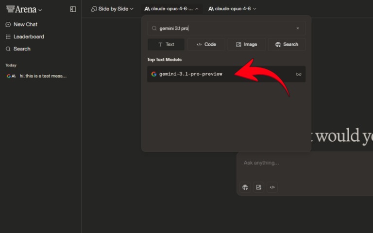 Trải nghiệm nhanh với AI Arena