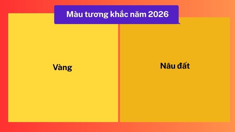 Màu tương khắc năm 2026